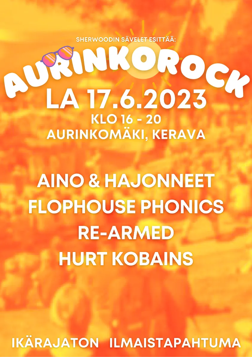 Aurinkorock 2023 juliste