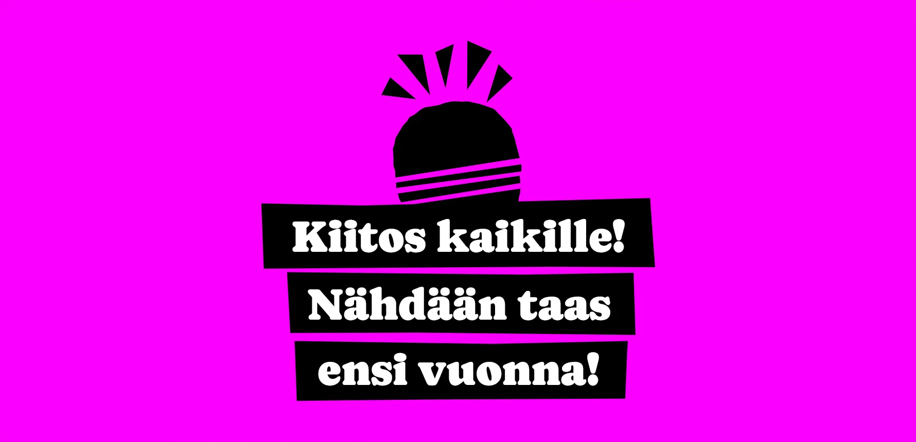 Aurinkorock kiittää!